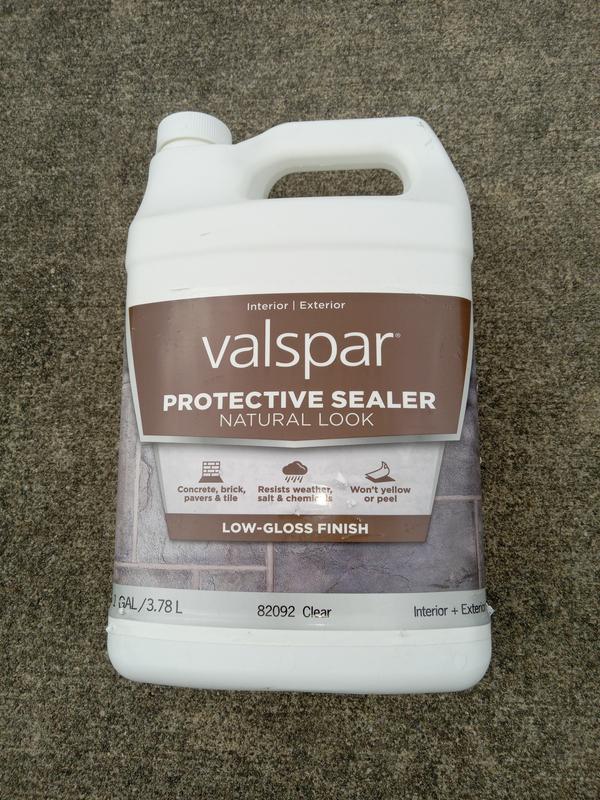 Valspar Clear Natural Look Low Gloss Transparent Latex Sealer (5-Gallon) at