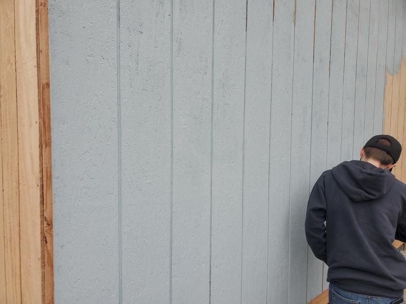 Lowes Gray Valspar Storm Coat Gallon Valspar® Expressions™ Select  Exterior Paint Primer