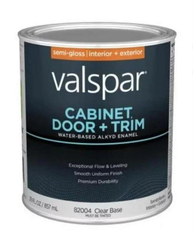 Valspar Semi-gloss Tricorn Black Hgsw1441 Cabinet and Furniture Paint  Enamel (1-Gallon) at