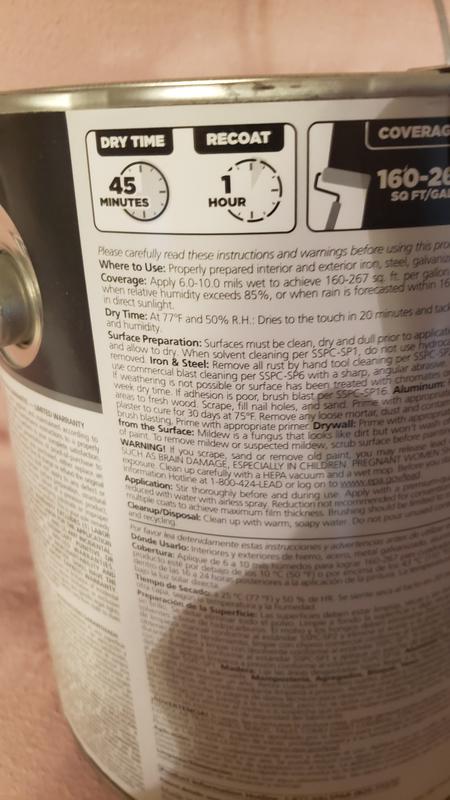 Valspar Direct To Metal Semi gloss Neutral Interior Exterior Water based Industrial Enamel Paint 1 Gallon in the Industrial Enamel Paint department at Lowes