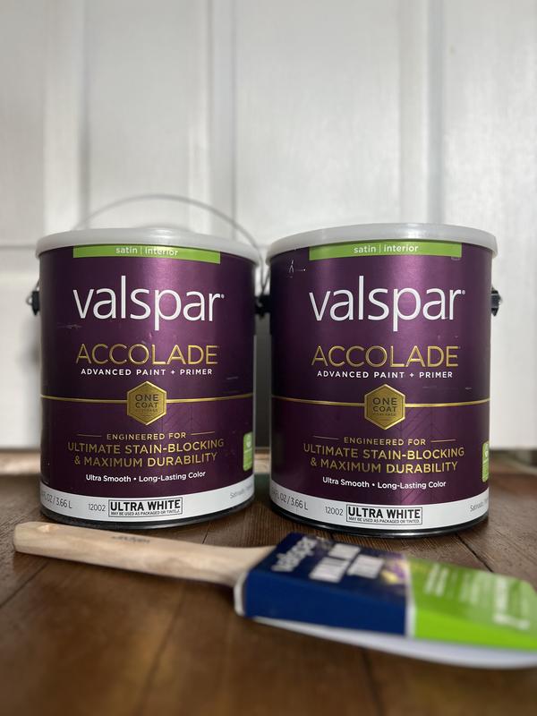 Valspar Accolade Super Premium 100% Acrylic Paint & Primer Satin Interior  Wall Paint, Ultra White Base, 1 Gal. - Power Townsend Company