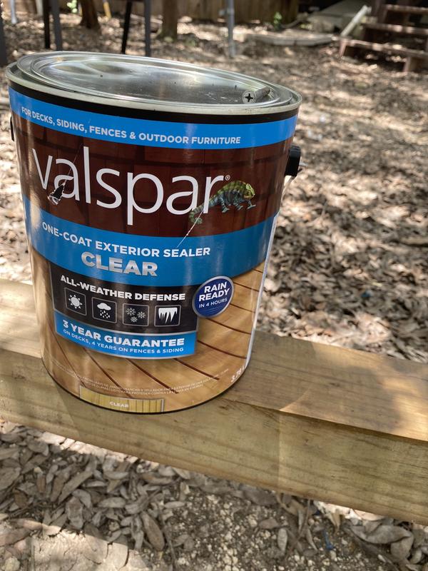 One-Coat Clear Exterior Sealer - Valspar® Stain