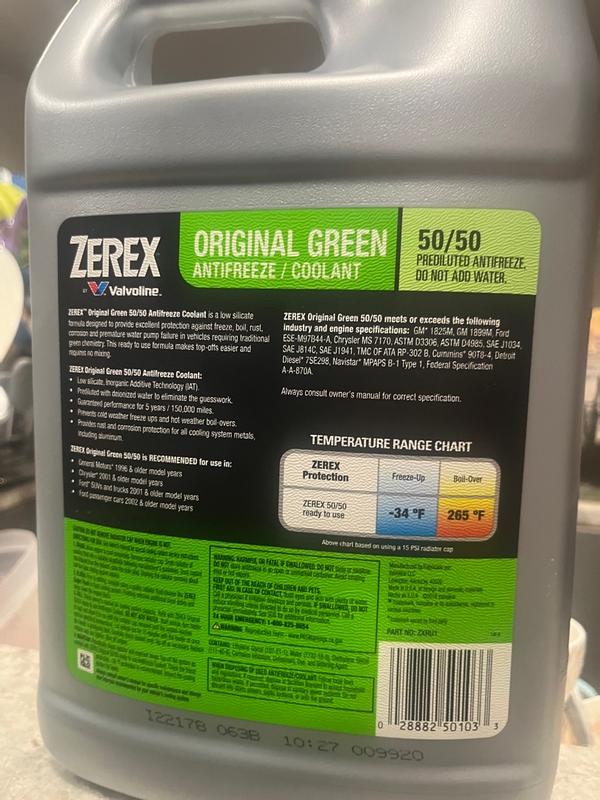 Shop Zerex Original Green Concentrate Antifreeze | Valvoline