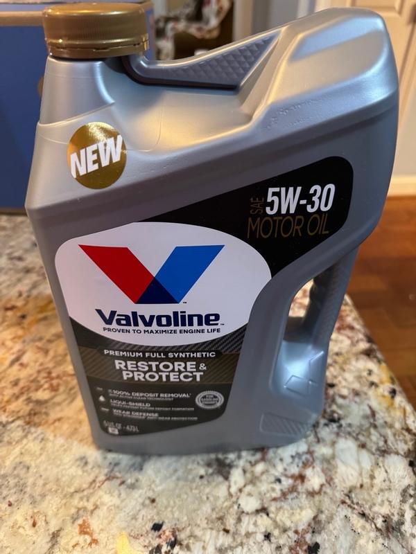 Valvoline Restore & Protect Full Synthetic Engine Oil 5W-30 5 Quart Reviews