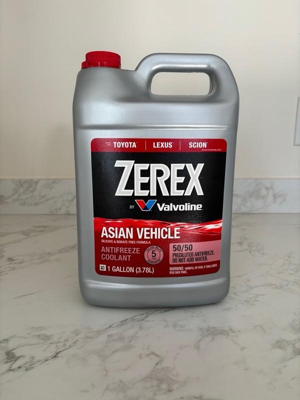 Shop Zerex Asian Vehicle Red 50/50 Prediluted Antifreeze Shop Zerex Asian Vehicle Red 50/50 Prediluted Antifreeze