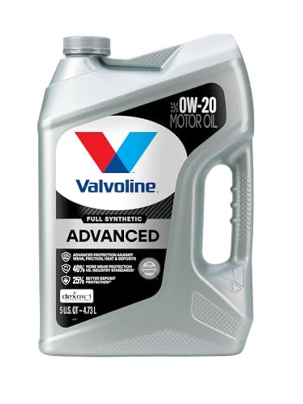 Valvoline Advanced Full Synthetic Engine Oil 0W-20 1 Quart