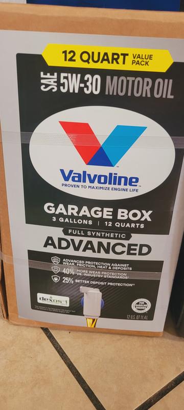 VALVOLINE  ADVANCED FULL SYNTHETIC SAE 0W-20