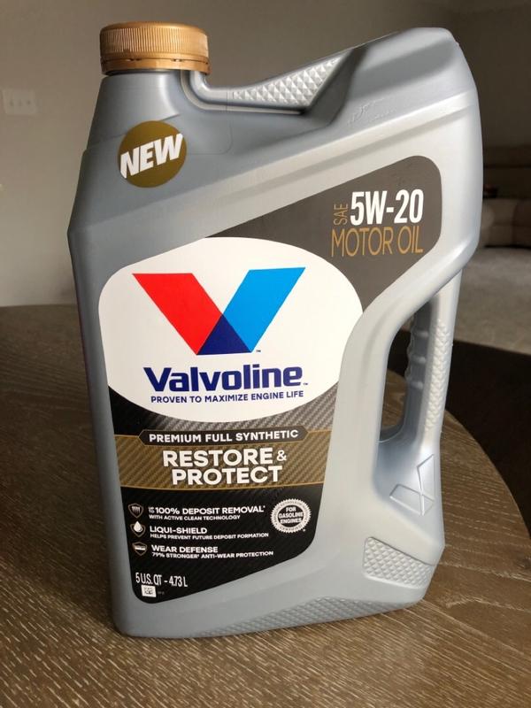 Valvoline Restore & Protect Full Synthetic Engine Oil 5W-30 5 Quart Reviews