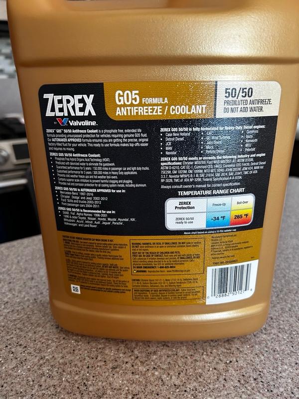 Zerex G-05 Antifreeze / Coolant - Valvoline™ Global