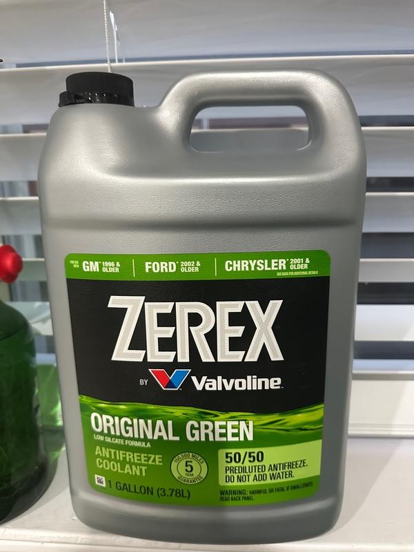 Shop Zerex Original Green 50/50 Prediluted Antifreeze