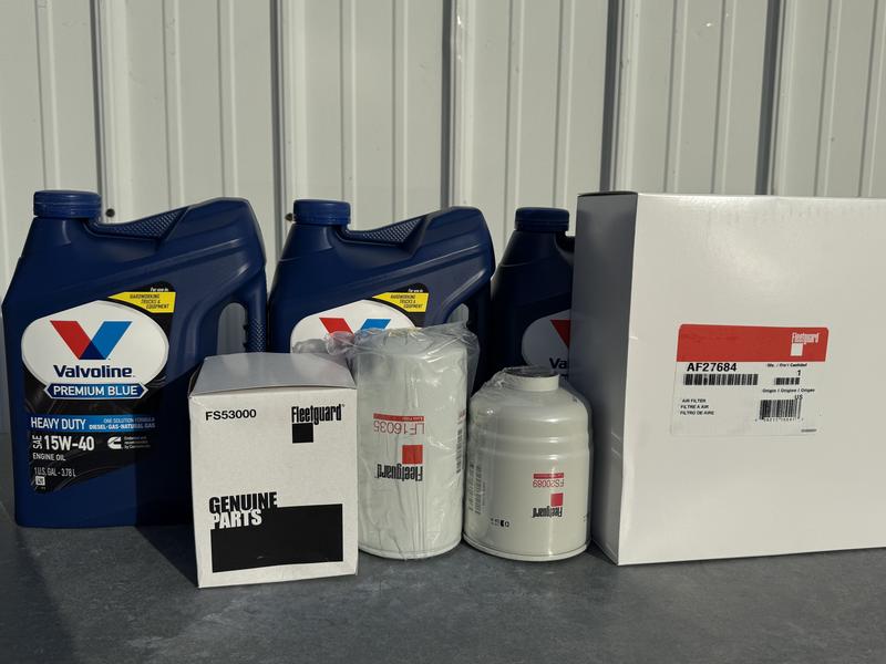 Cummins Approved Oil and Filters