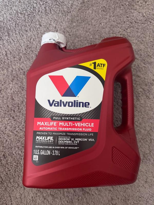 Valvoline MaxLife Multi-Vehicle  ATF  Full Synthetic Automatic Transmission Fluid Bay Box 20 Quarts