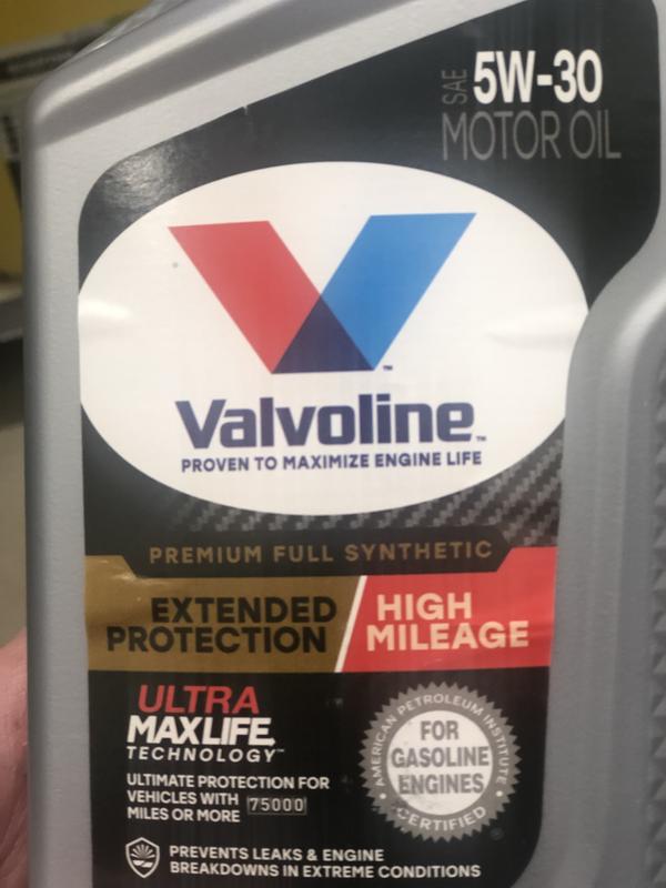 Valvoline Maxlife Tech Full Synthetic High Mileage Multi-Vehicle