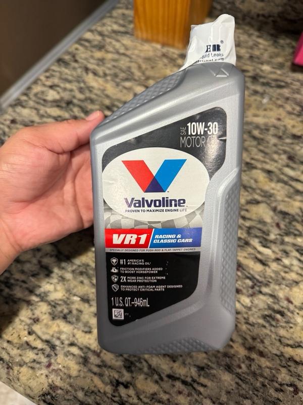 VR1 Racing High Performance High Zinc Motor Oil - Valvoline