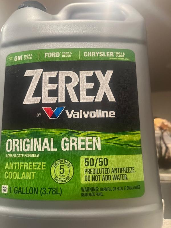 Zerex Original Green Antifreeze | Free Ship $35+ | Valvoline