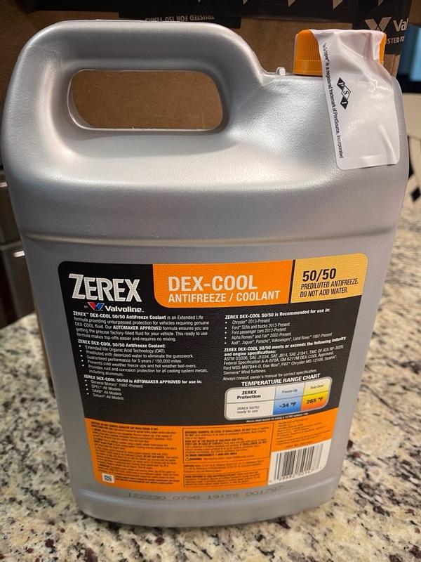 Zerex™ Dex-Cool Antifreeze/Coolant - Valvoline™ Global Zerex™ Dex-Cool Antifreeze/Coolant - Valvoline™ Global