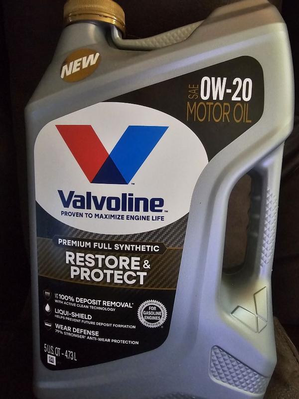 Valvoline 1 QT Restore & Protect Full Synthetic 5W-20 Motor Oil