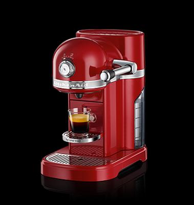 kitchenaid nespresso red