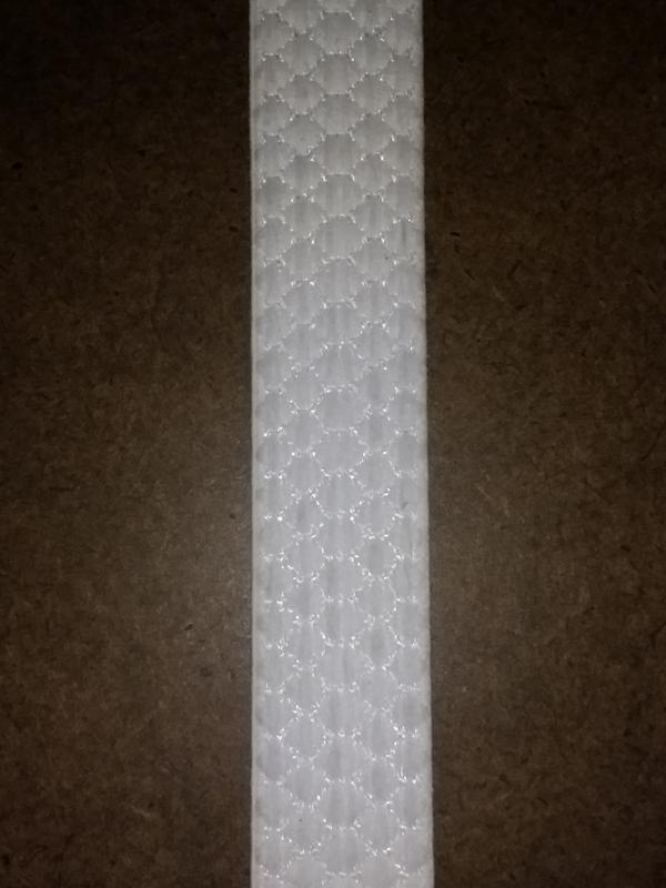 The inside of the shoulder strap has a quilted pattern that is comfortable and keeps the strap in place.