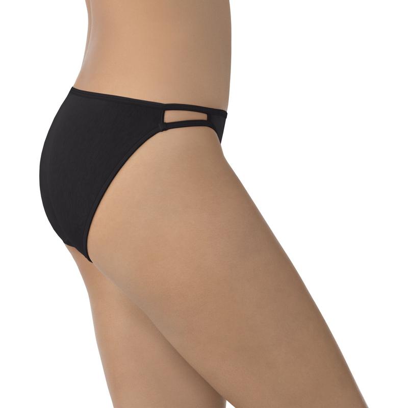 Vanity Fair illumination String Bikini Panty Midnight Black 2