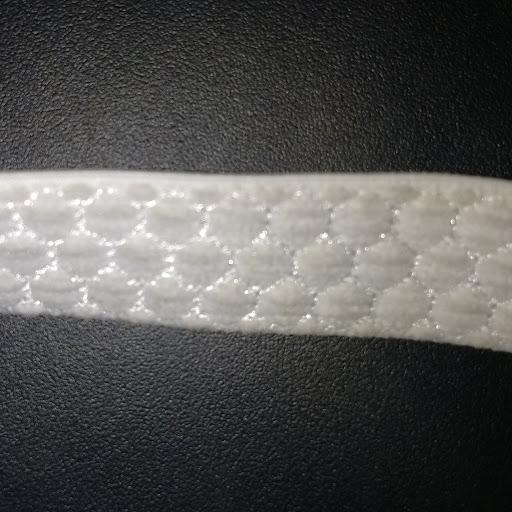 This is a detail of the inside of the strap. The soft texture helps the straps stay in place throughout the day.