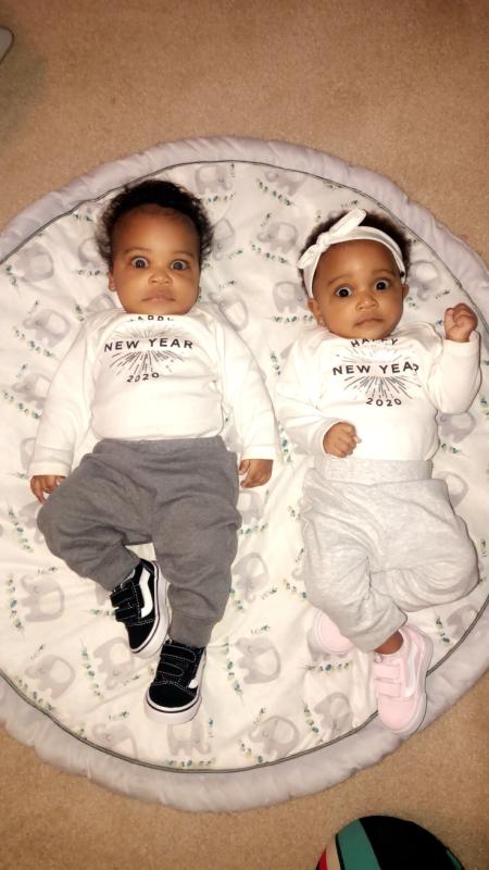 4 month old twins
