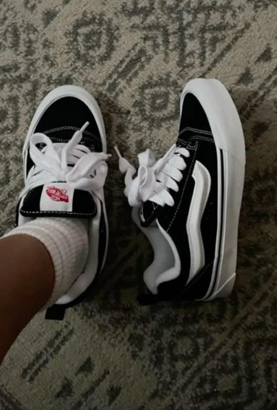 Customer photo for "The Knu Skool Vans are a comfortable, stylish, and durable c"
