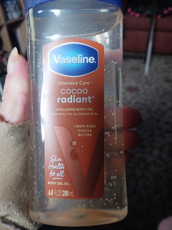 Vaseline Body Gel Oil, Cocoa Radiant for Glowing Skin Cocoa