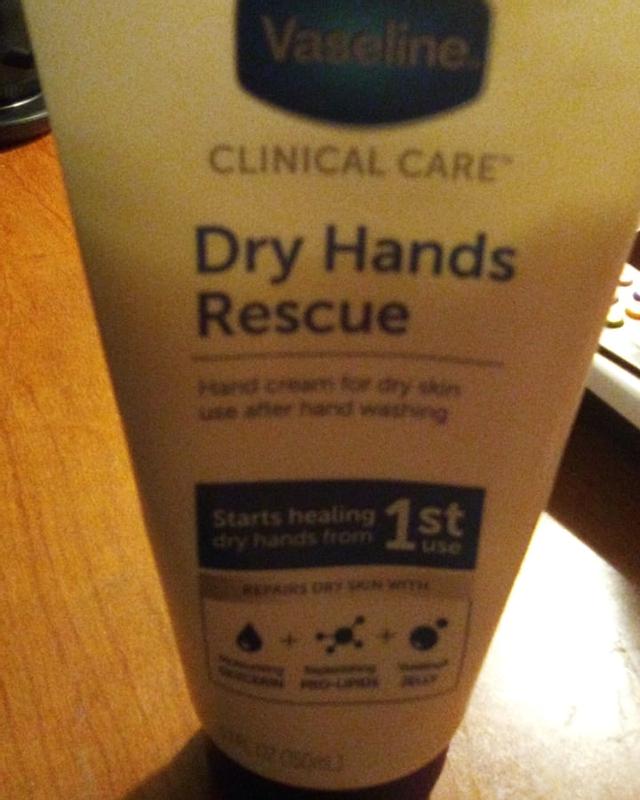 vaseline dry hands rescue