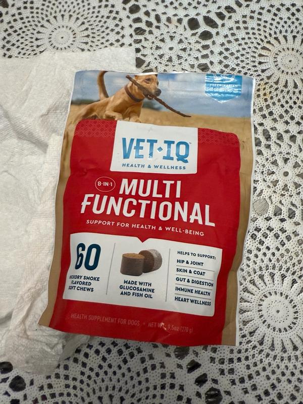 VetIQ 60-Count 8-In-One Multi-Benefit Dogs Supplement - 10144