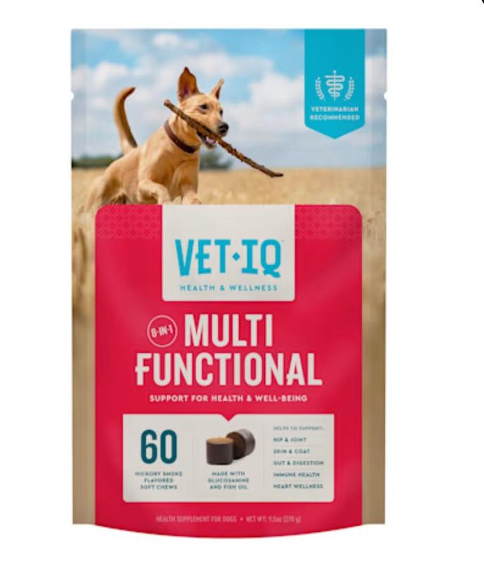 VetIQ 60-Count 8-In-One Multi-Benefit Dogs Supplement - 10144