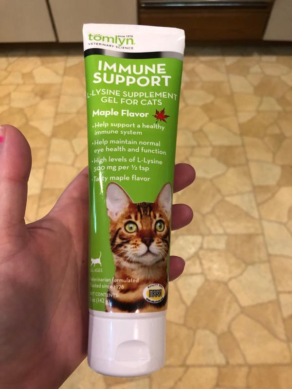 Tomlyn L Lysine Immune Support Gel for Cats 5 oz. Petco