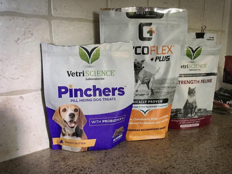 VetriScience Pinchers Pill Hiding Probiotic Chicken Flavor Dog Treats