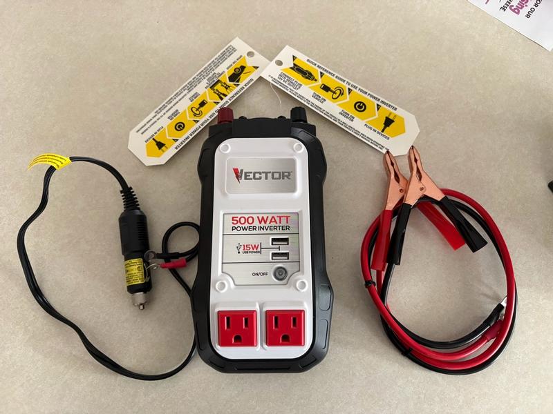cigarette lighter power inverter autozone Duralast PI500V 3.200W continuous output could meet basic need Bell Automotive Double Lighter Adapter