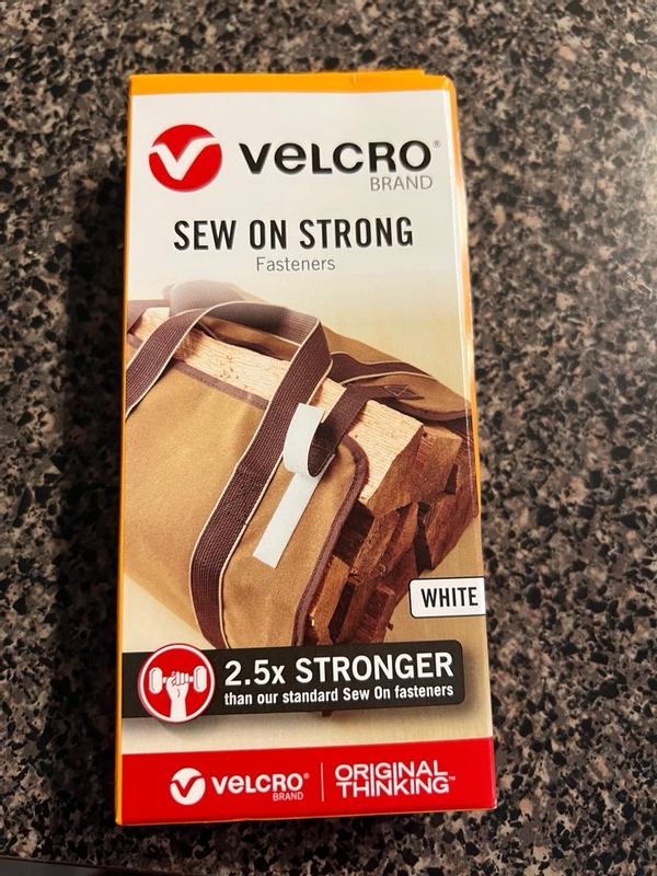 VELCRO Brand Sew On Strong Tape 30in x 1in. white