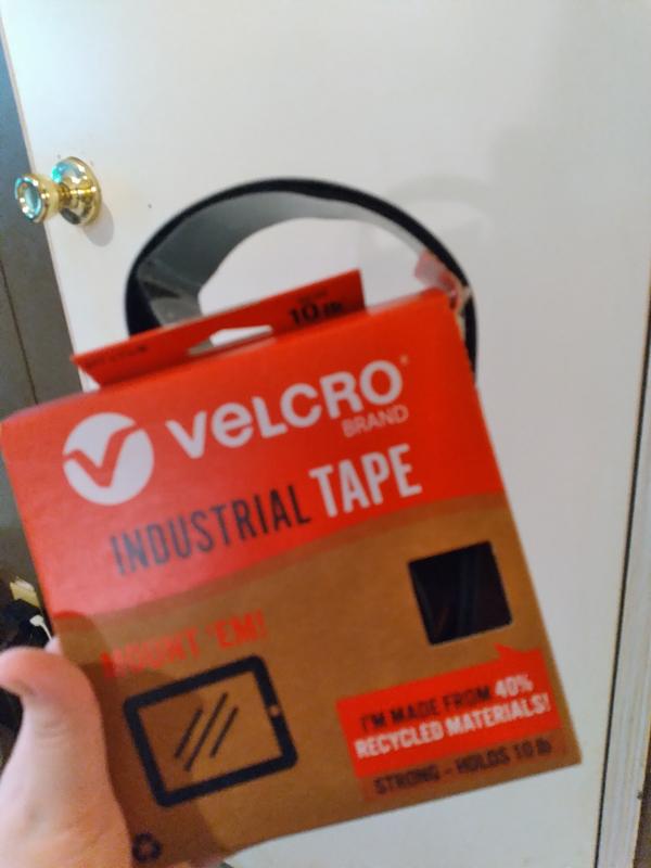 VELCRO Brand 96-in Eco Industrial Tape 8Ft X 1 7/8In Black Hook and Loop  Fastener in the Specialty Fasteners & Fastener Kits department at