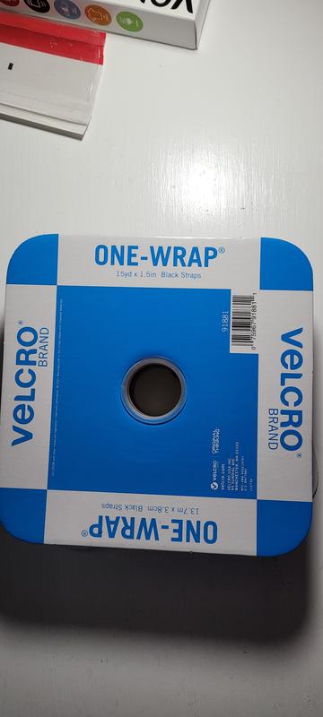 VELCRO Brand - ONE-WRAP Roll, Double-Sided, Self Gripping Multi-Purpose  Hook and Loop Tape, Reusable, 45' x 1 1/2 Roll - Black