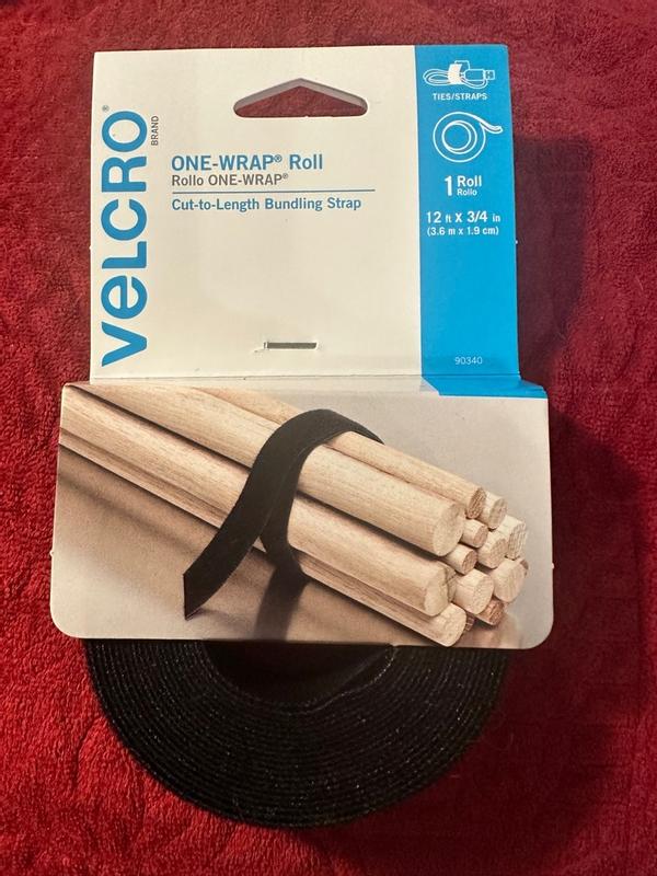 VELCRO® Brand ONE-WRAP® 0.5 X 8 Thin Straps Roll of 25