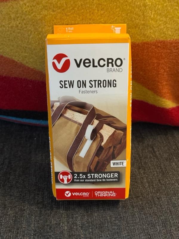 VELCRO Brand Sew On Strong Tape 30in x 1in. Black