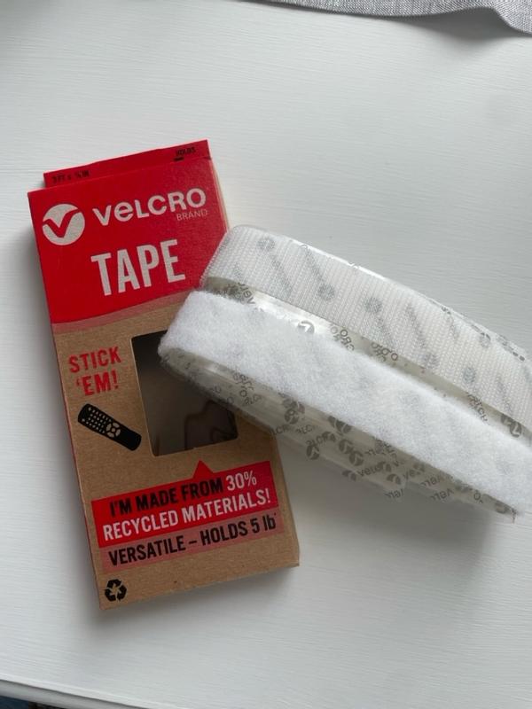 VELCRO Brand 120-in Eco Collection Tape 10Ft X 7/8In Hook and Loop