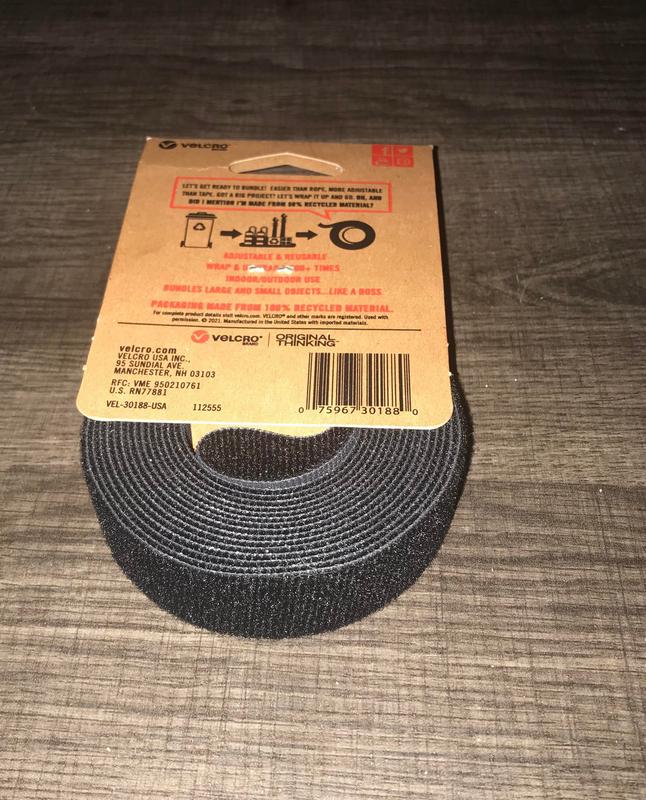 VELCRO Brand 120-in Eco Collection Tape 10Ft X 7/8In Hook and Loop Fastener  in the Specialty Fasteners & Fastener Kits department at