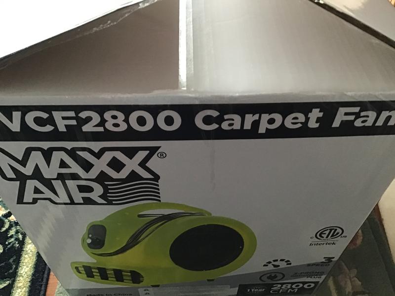 Maxx Air 3600 CFM 3-Speed Multi-Position High Velocity Blower Fan