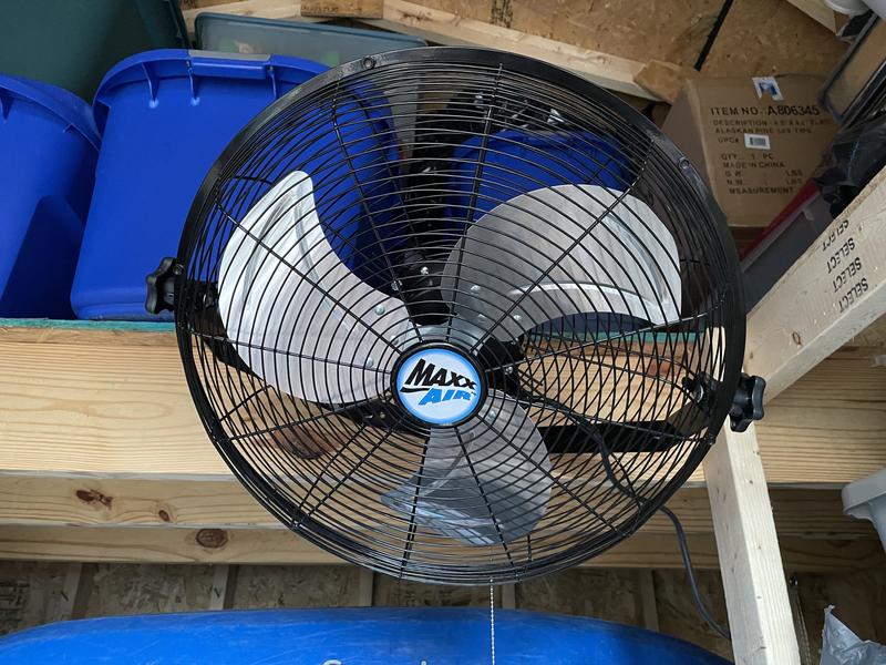 Fan Mounted in Position