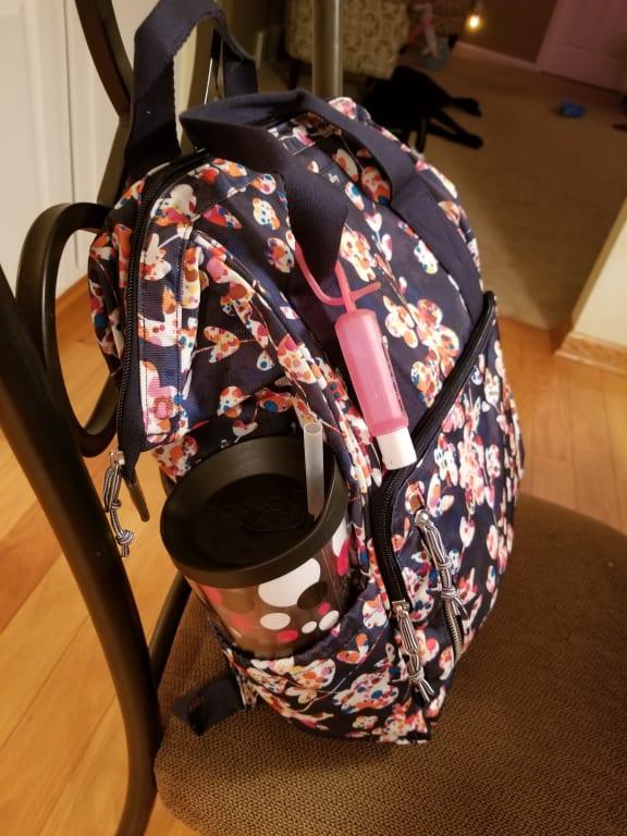 Large tervis cup fits easily and securely!