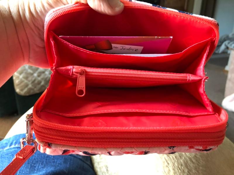 Enough space inside for cards, money and anything else you may want.