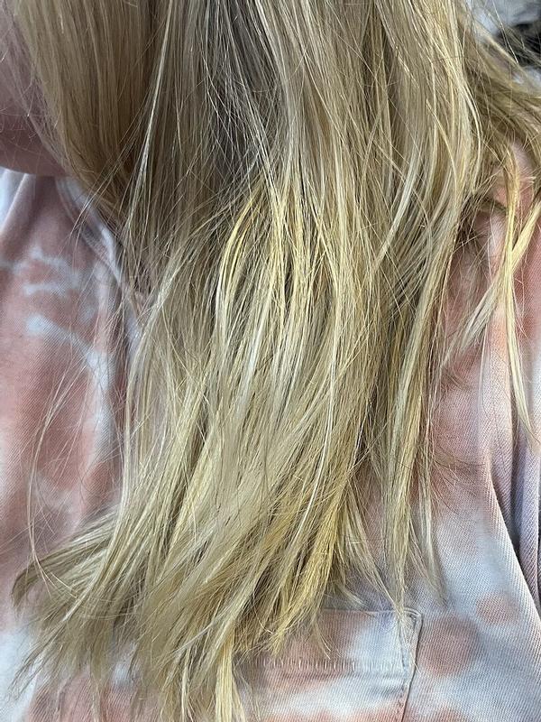 Customer photo for "Made hair smooth and shiny"