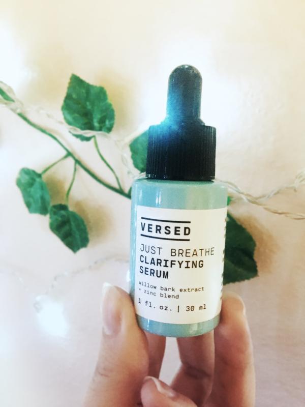 just breathe clarifying serum versed