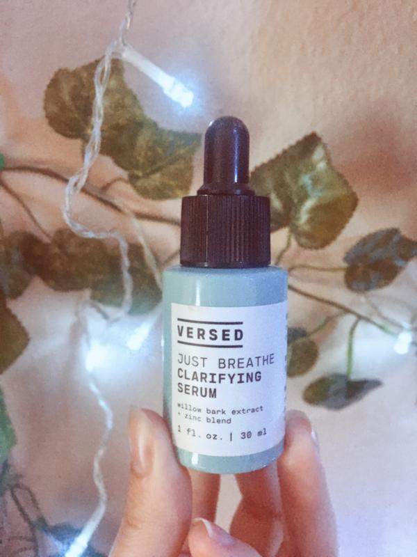 just breathe clarifying serum versed
