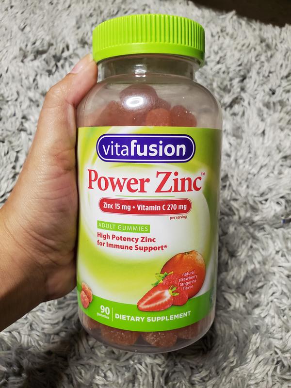  Vitafusion Power Zinc Gummy Vitamin 2 Bottle (180 ct