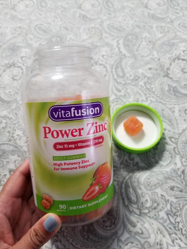  Vitafusion Power Zinc Gummy Vitamin 2 Bottle (180 ct